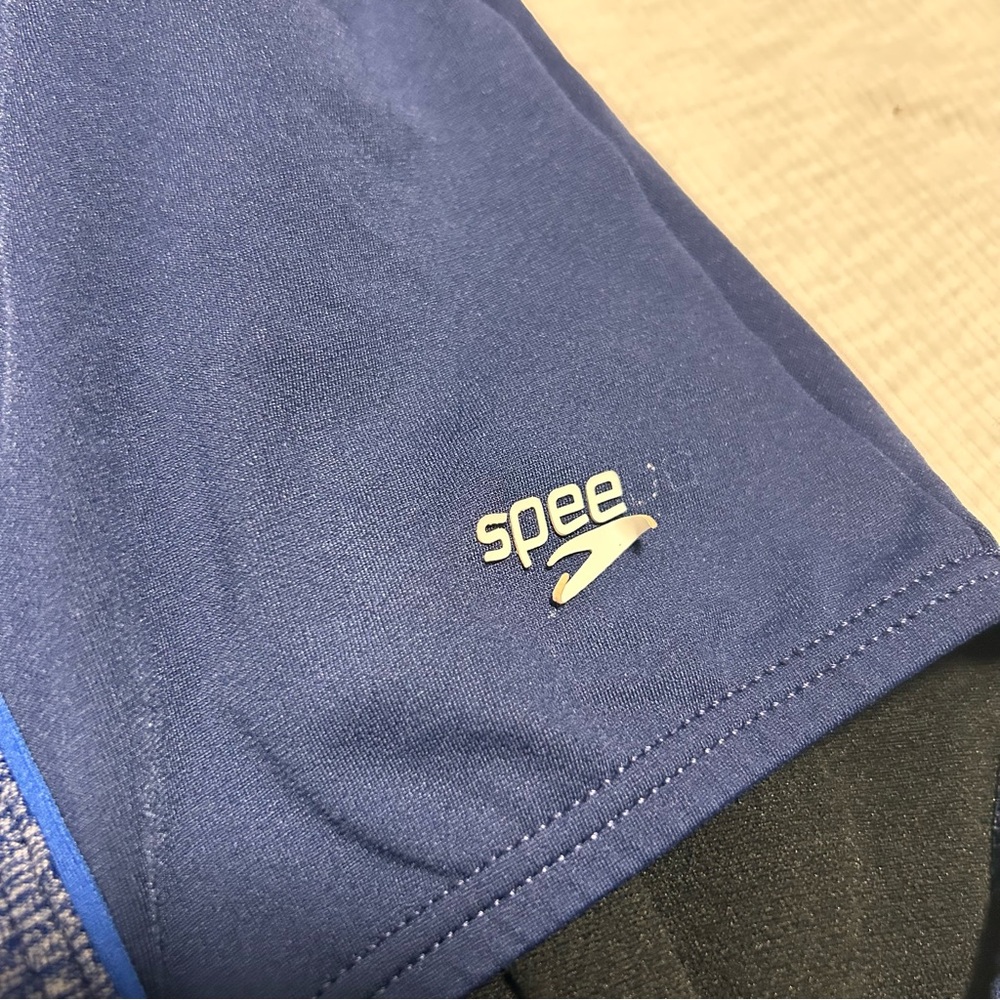 Speedo Blue One-Piece Athletic Swimsuit - Picture 3 of 7